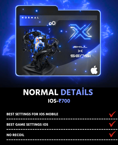 UPDATED NORMAL SENSITIVITY  (IOS)
